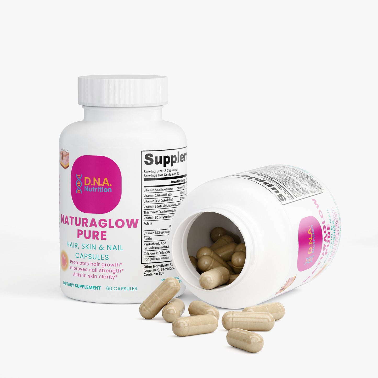NATURAGLOW PURE-Hair, Skin and Nails Capsules