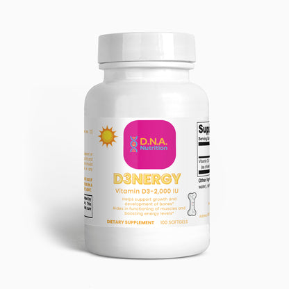 D3NERGY-Vitamin D3 2,000 IU