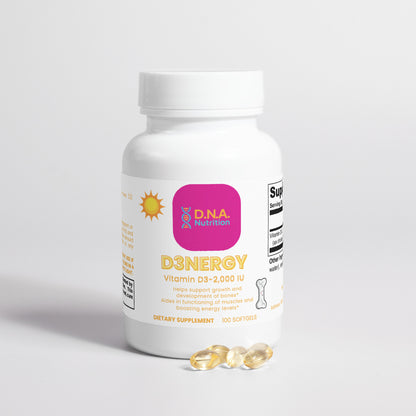 D3NERGY-Vitamin D3 2,000 IU