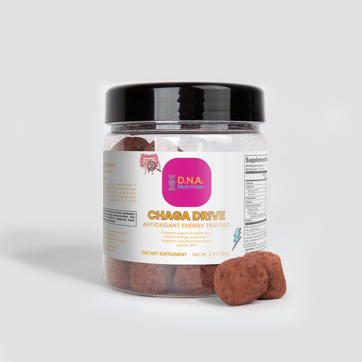 CHAGA DRIVE-Antioxidant Energy Truffles
