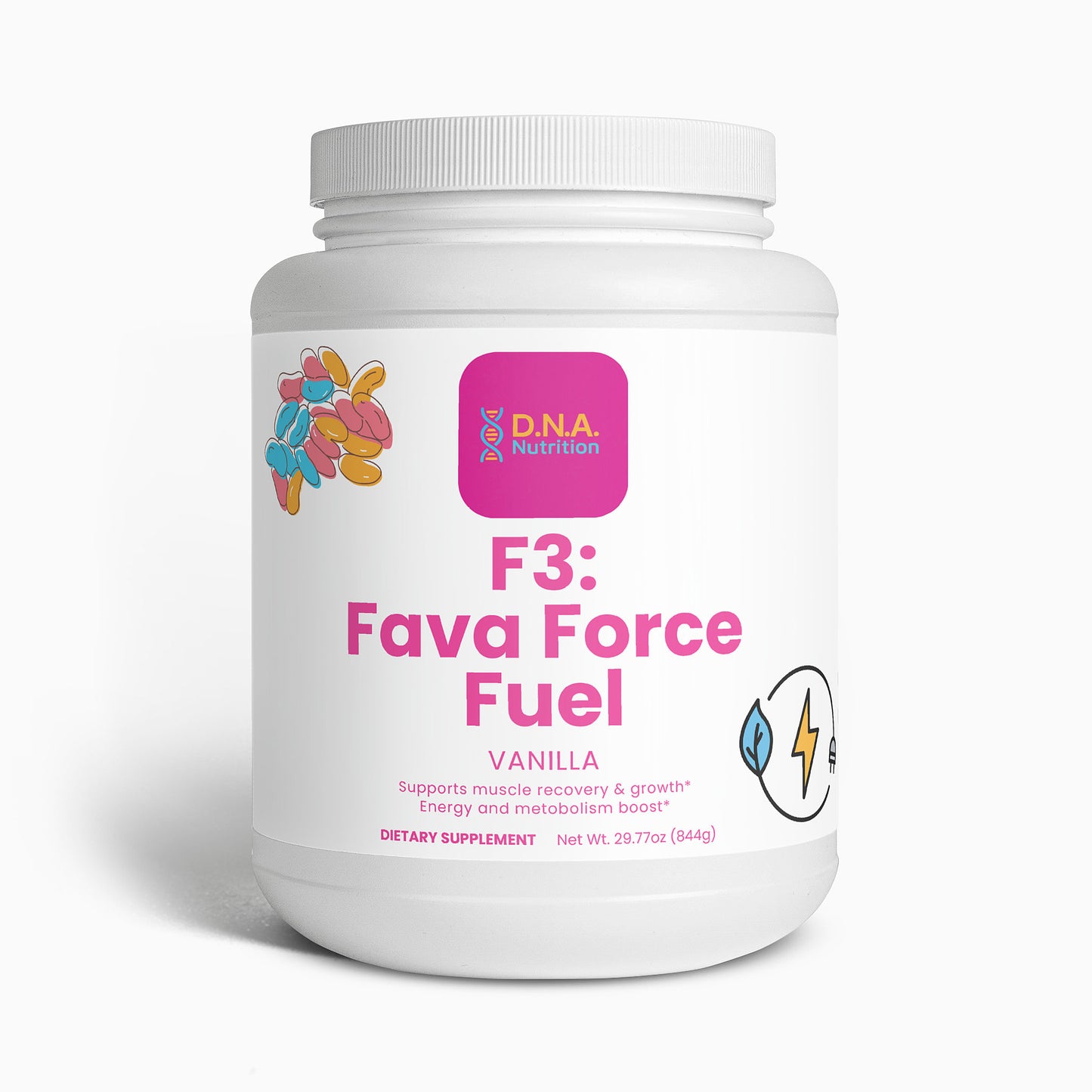 F3: Fava Force Fuel- Plant Protein (Vanilla)